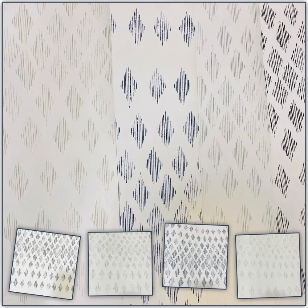 4 Large Geometric Patterned DIY Arts & Crafts Sheets - Quality Wallpaper Samples